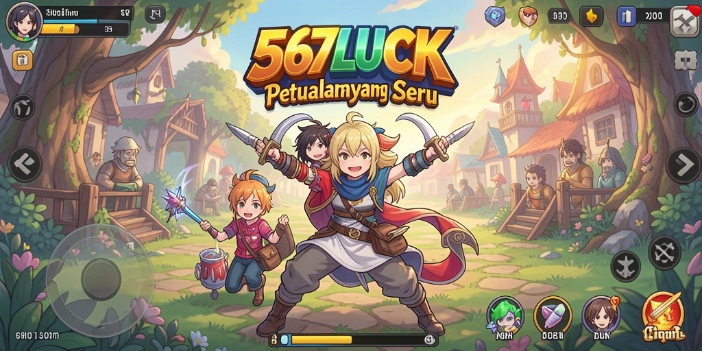 Tampilan menarik dari gameplay <strong>567LUCK</strong> yang penuh aksi anime.