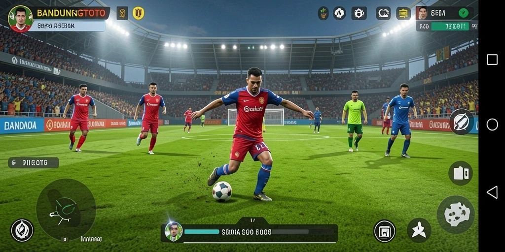 Tangkapan layar utama BANDUNGTOTO menampilkan aksi pertandingan sepak bola yang mendebarkan.
