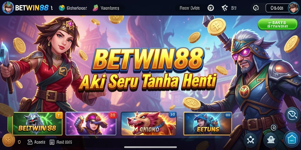 Tampilan gameplay seru dalam BETWIN88 yang mendebarkan.