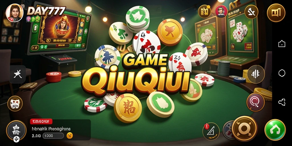Tampilan gameplay seru dari <strong>DAY777</strong> saat bermain QiuQiu.