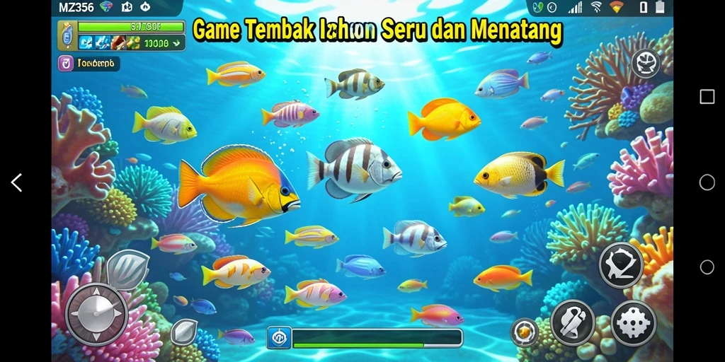 Tampilan gameplay MZ356 yang seru dalam Tembak Ikan.