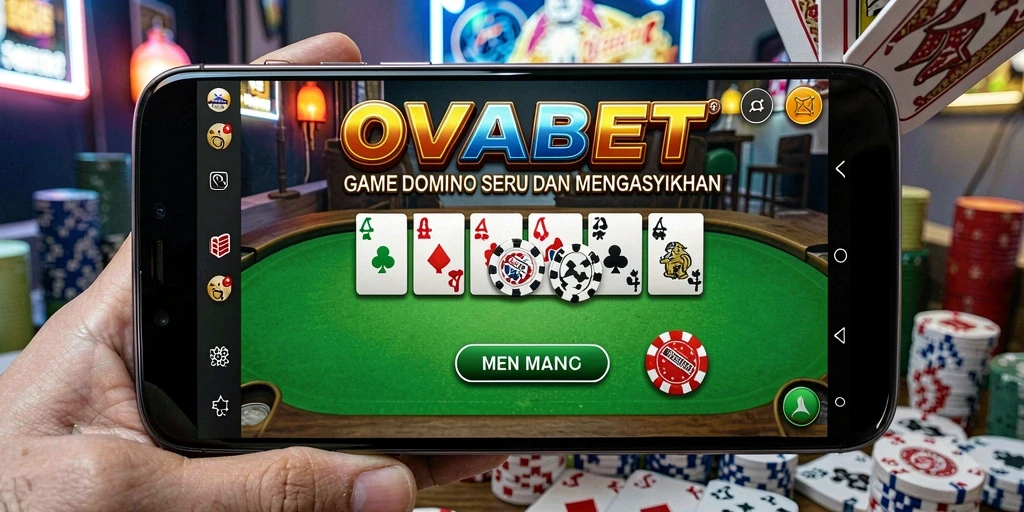 Gameplay menarik dan seru dari game domino OVABET.