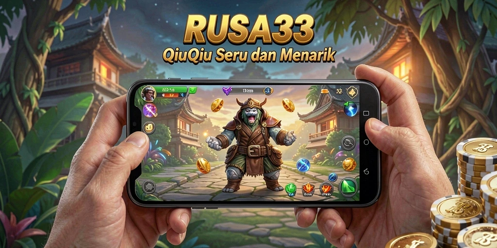 Tampilan gameplay QiuQiu yang menarik dan penuh warna.