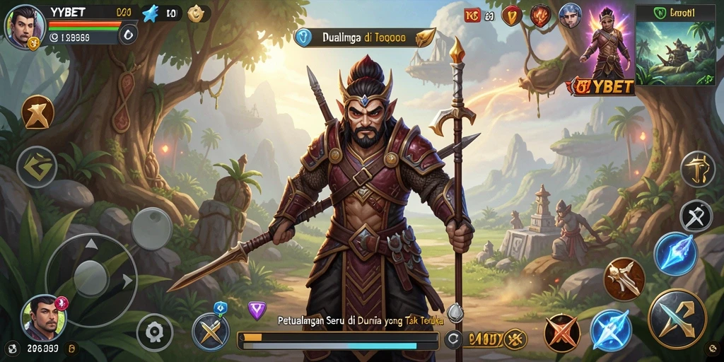 Screenshot gameplay YYBET menampilkan petualangan seru dengan grafis menakjubkan.